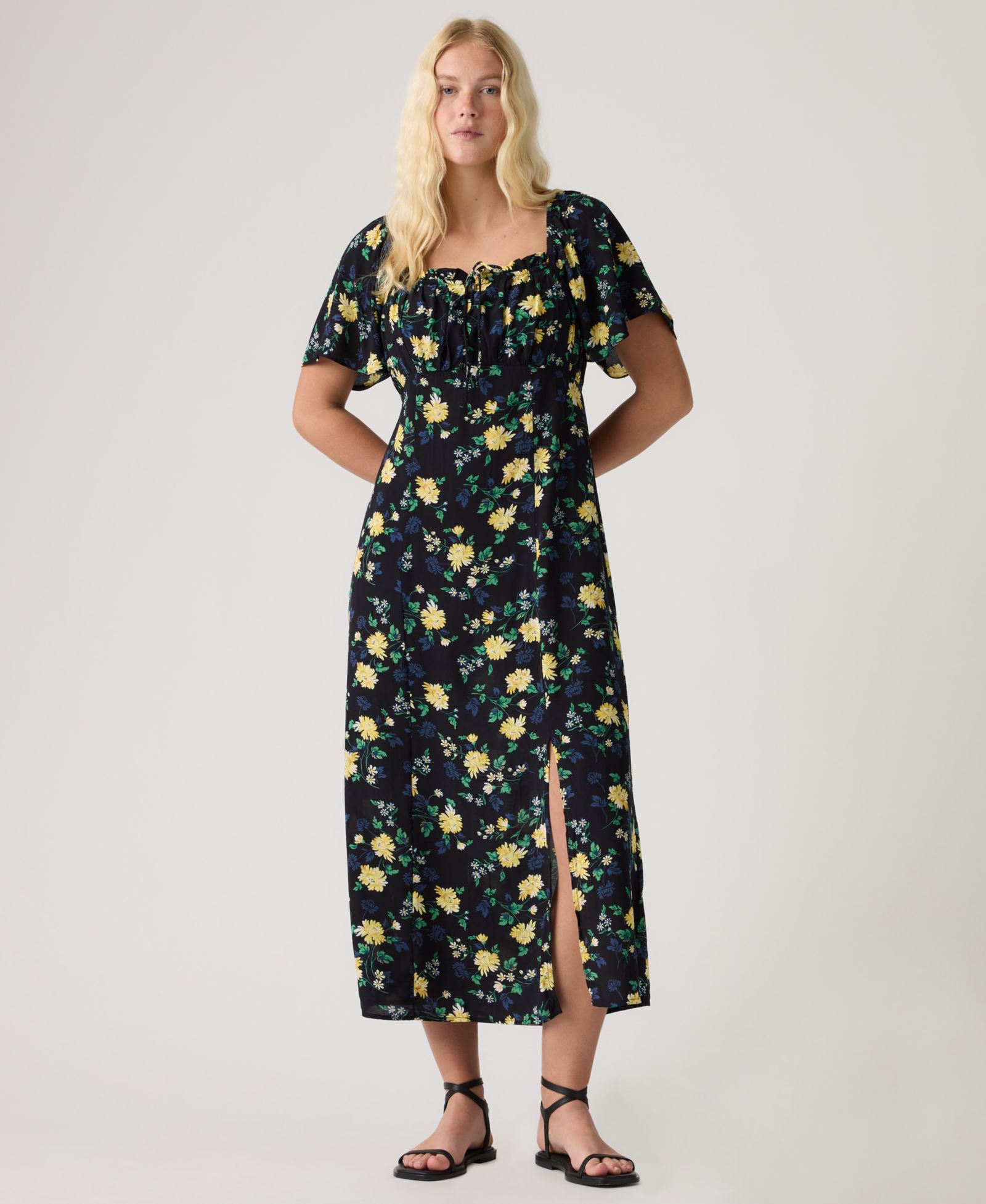 Женское миди-платье Levi's® Premium Amara Column Flutter-Sleeve