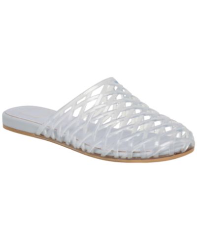 Dolce Vita Women's Ginna Caged Slip-On Jelly Mule Flats