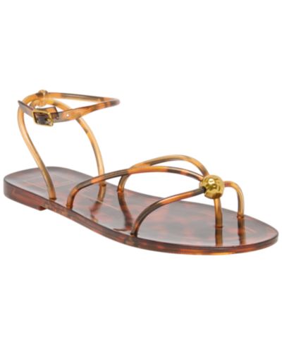 Женские сандалии Dolce Vita Kenley Vinyl Strappy Jewelry Stud Flat