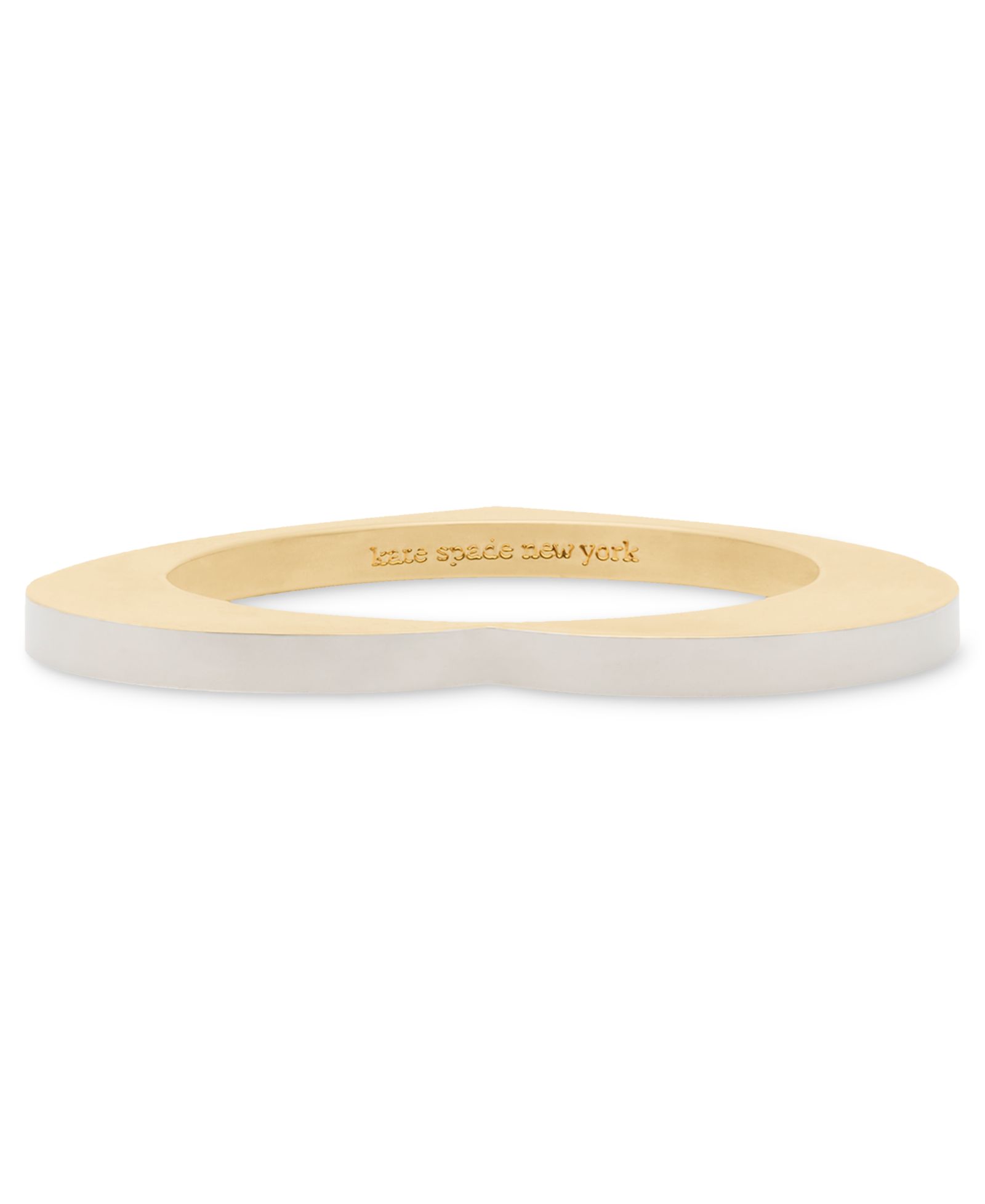 kate spade new york Two-Tone Heart Bangle