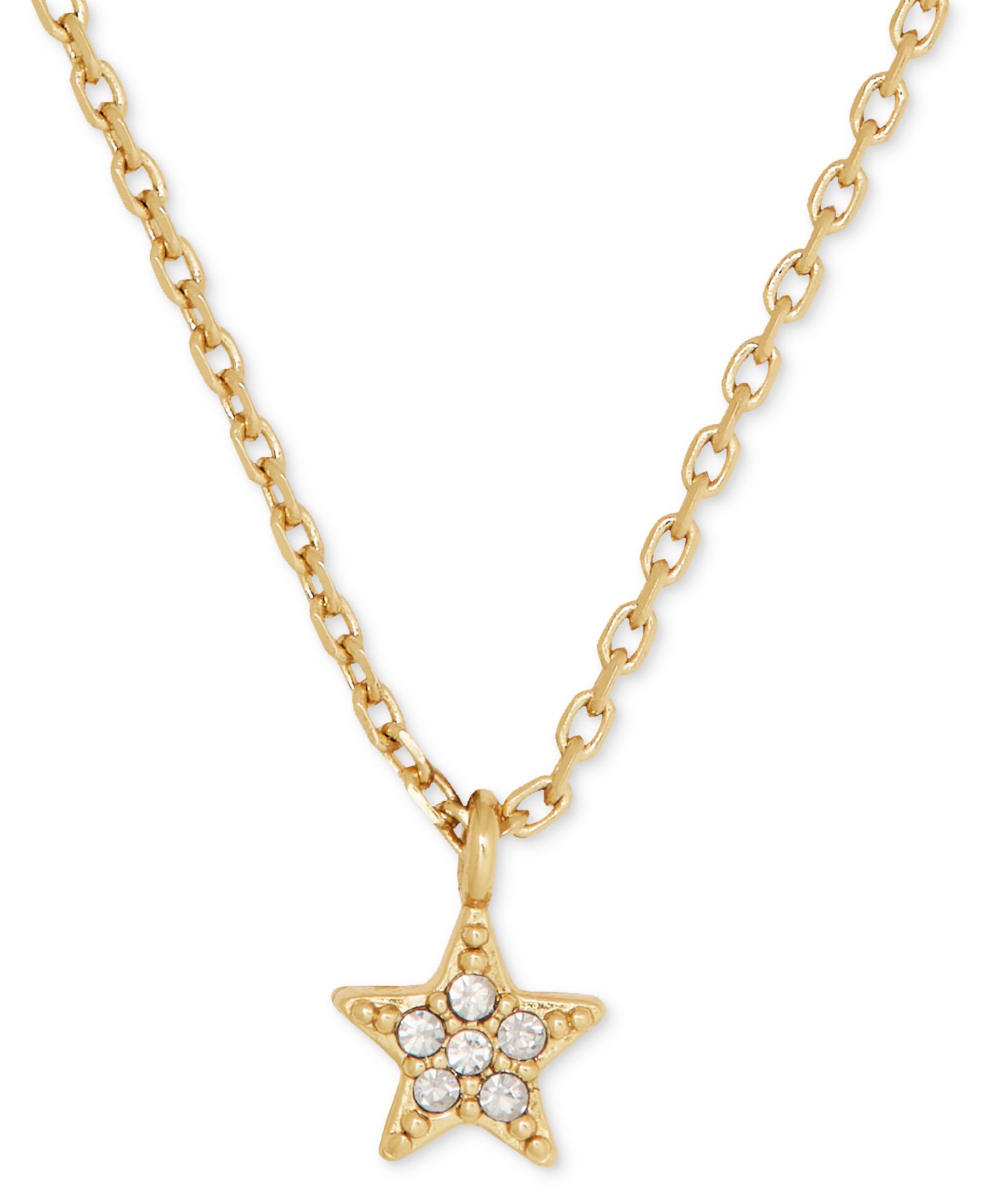kate spade new york Cubic Zirconia Pave Mini Star Pendant Necklace
