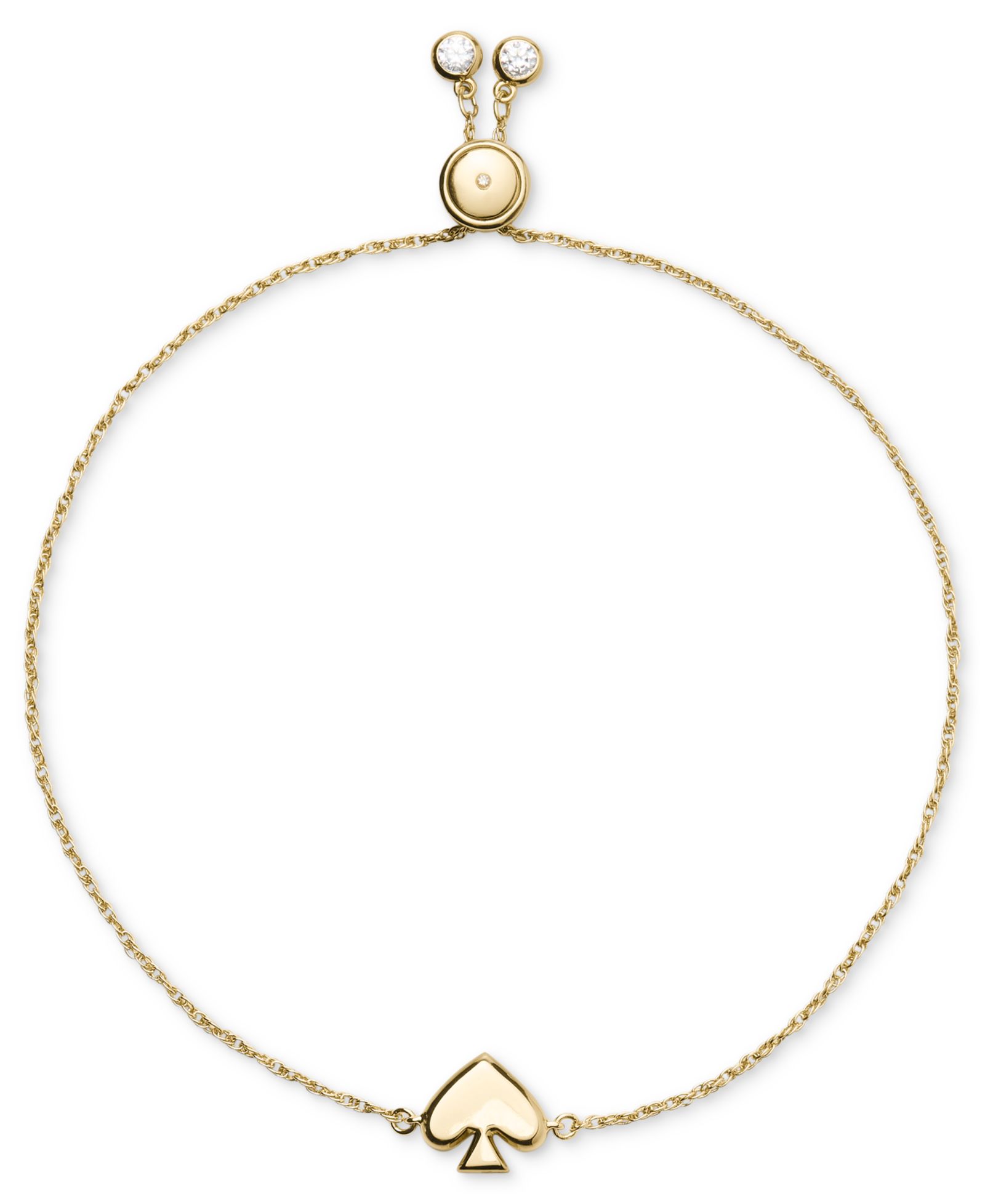 Браслет kate spade new york Cubic Zirconia Everyday Spade Slider