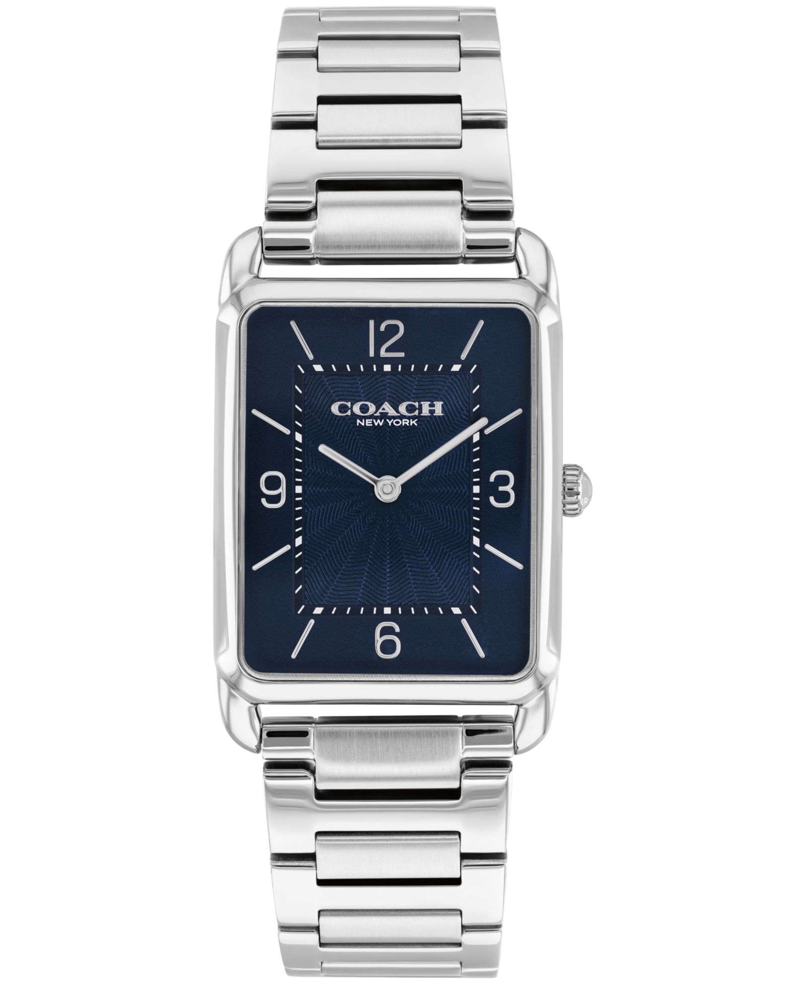 COACH Unisex Elliot Silver Tone Stainless Steel Bracelet Watch, 32x26mm
