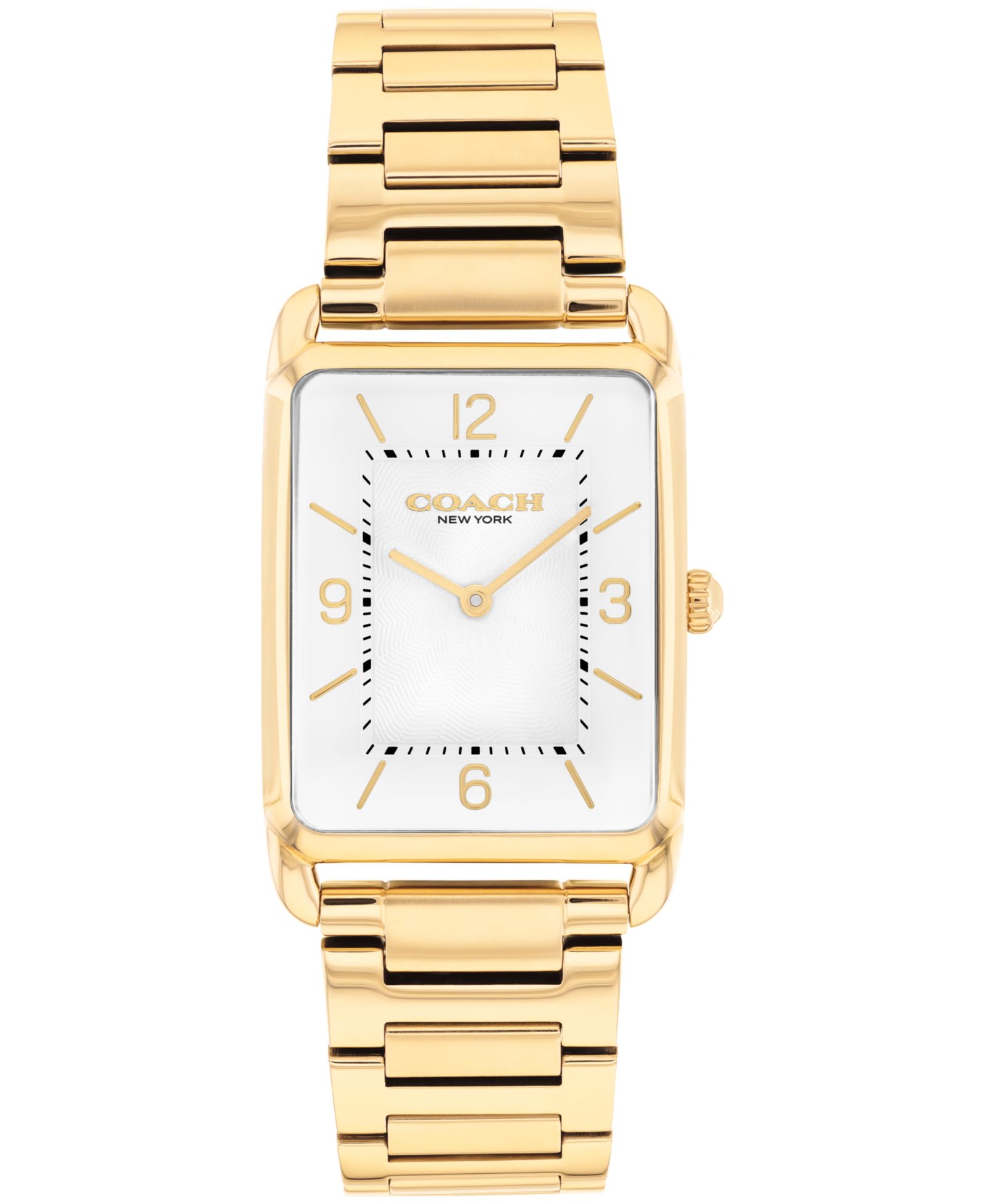 Унисекс часы COACH Elliot Gold Tone Stainless Steel 32x26mm