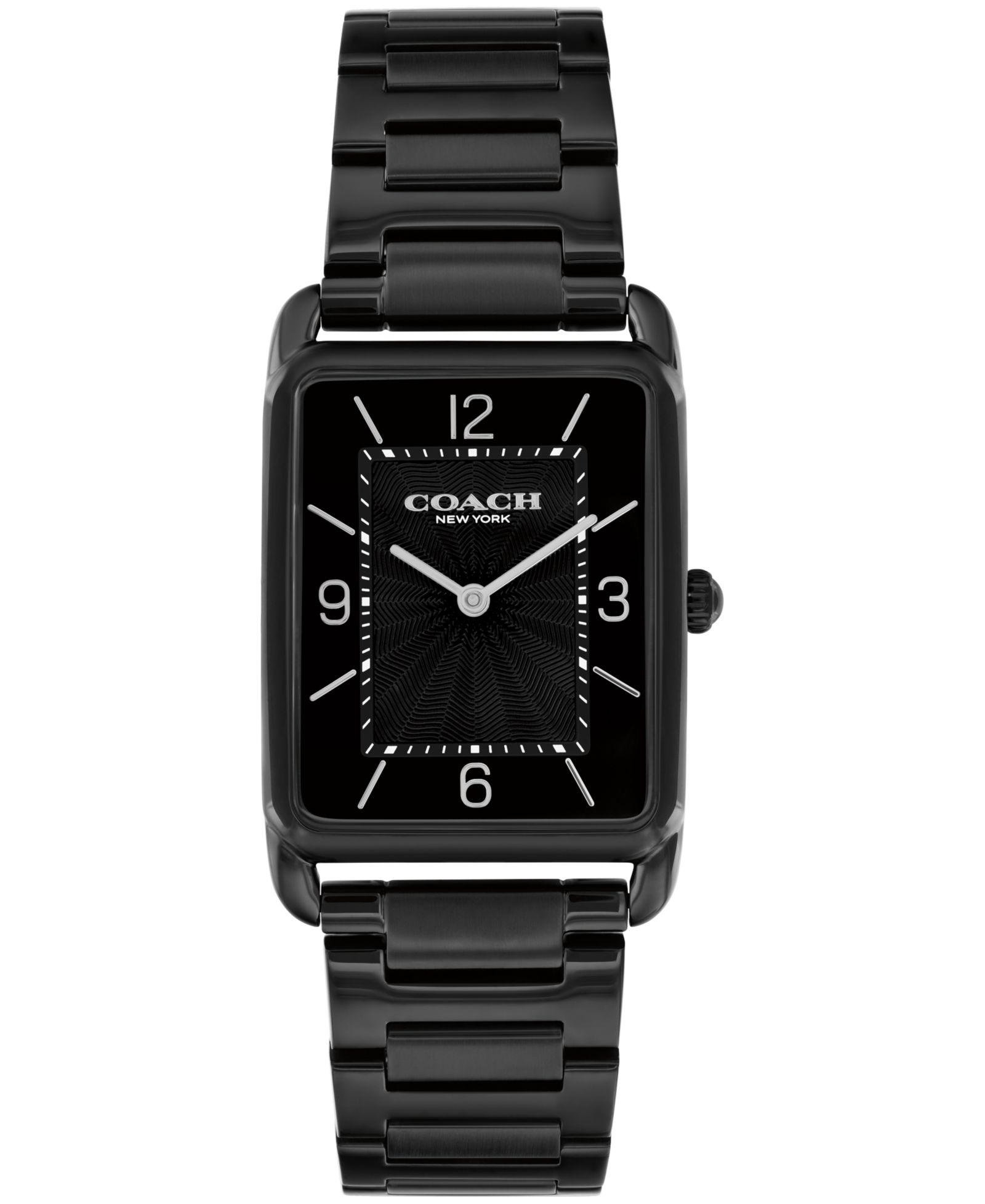 Унисекс часы COACH Elliot Ionic Plated Black Stainless Steel, 32x26mm