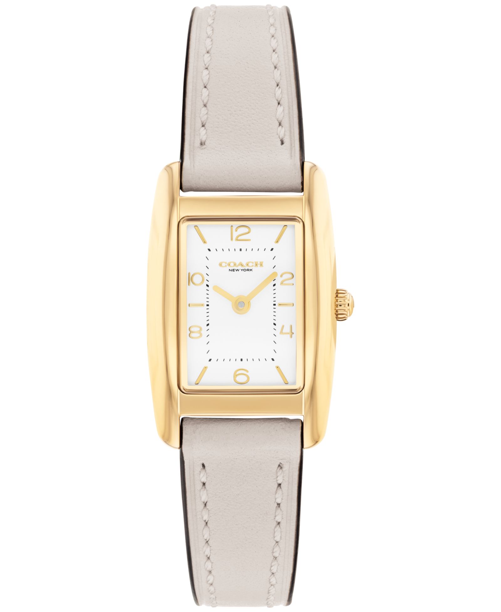 COACH Women's Reese Chalk Leather Strap Watch, 20mm