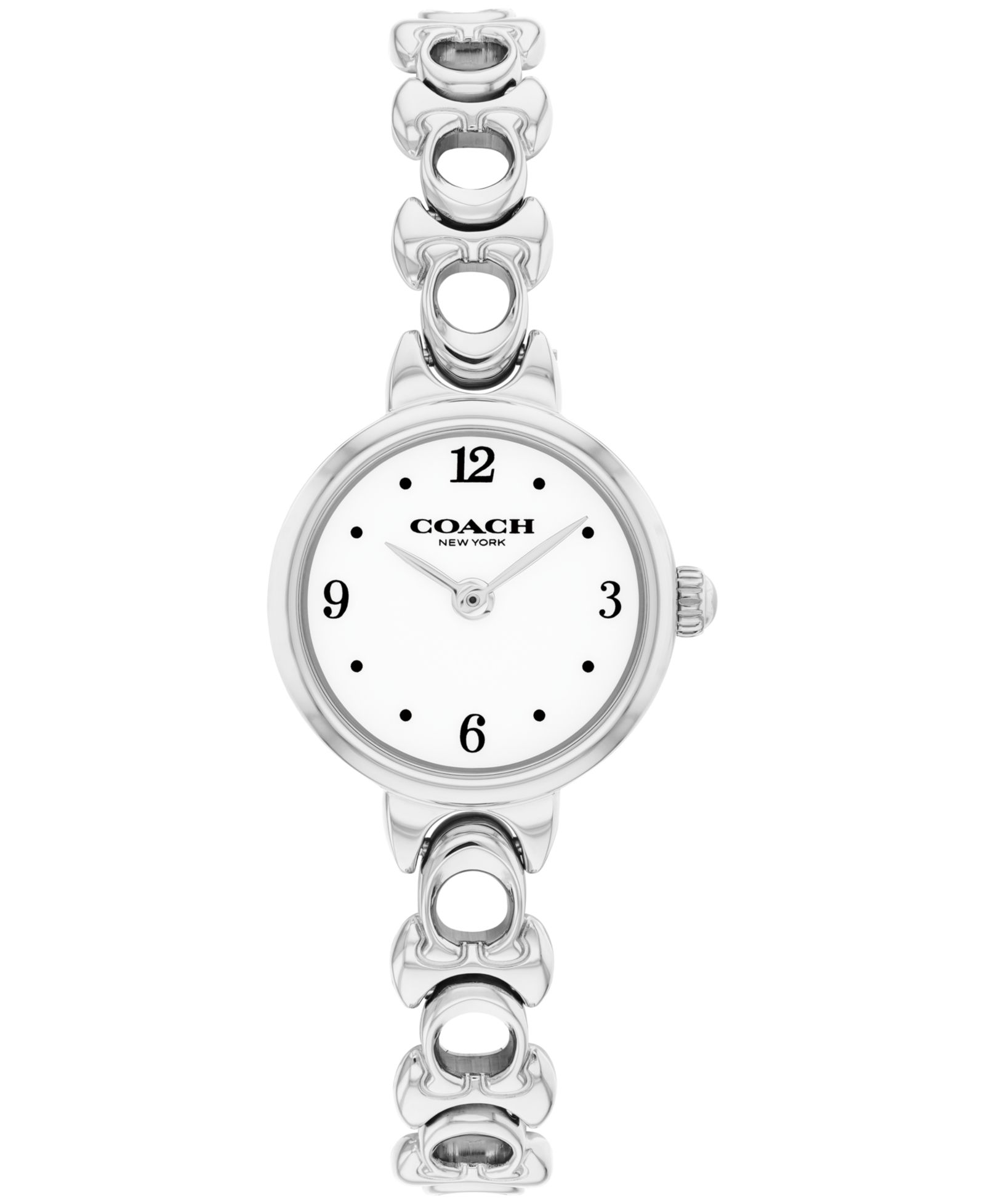 Женские наручные часы COACH Iris, стальной браслет серебристого цвета, 22.5mm