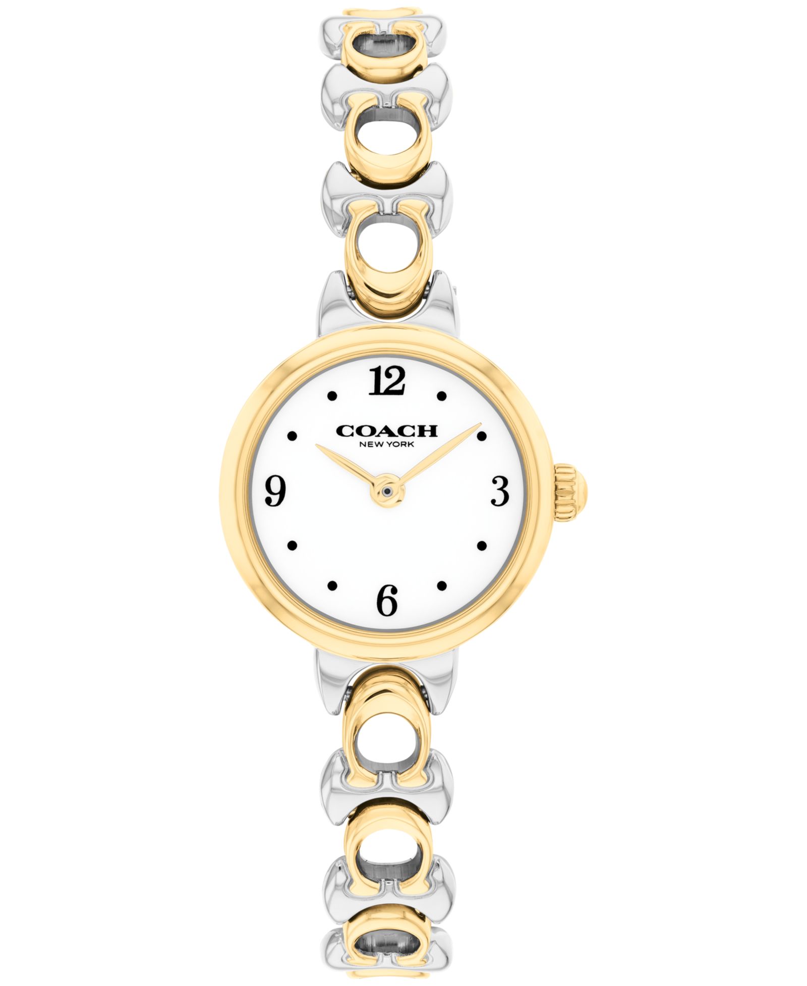 COACH Женские часы Iris двухцветные из нержавеющей стали 22.5mm