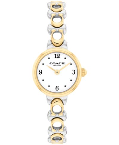 COACH Женские часы Iris двухцветные из нержавеющей стали 22.5mm