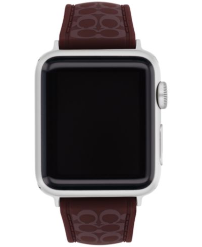 Ремешок для Apple Watch COACH Black Currant Sig C, 38mm, 40mm, 41mm