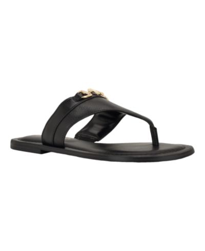 Tommy Hilfiger Women's Goldiea Flat Ornamented Sandals
