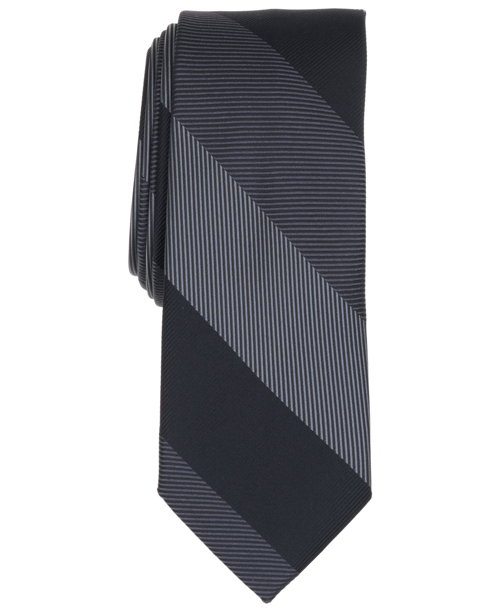 Bar III Men's Merlin Stripe Skinny Tie, Macy's Exclusive