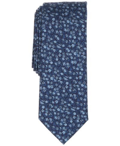 Bar III Men's Yvonne Floral Skinny Tie, Macy's Exclusive