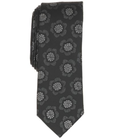 Мужской узкий галстук Bar III Men's Remi Floral Skinny