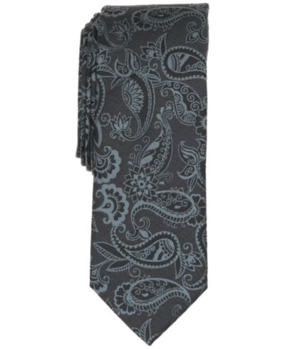 Мужской узкий галстук Bar III Gunning Paisley