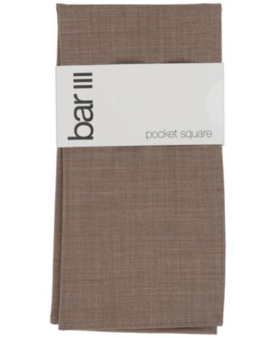 Bar III нагрудный платок мужской Solid Pocket Square