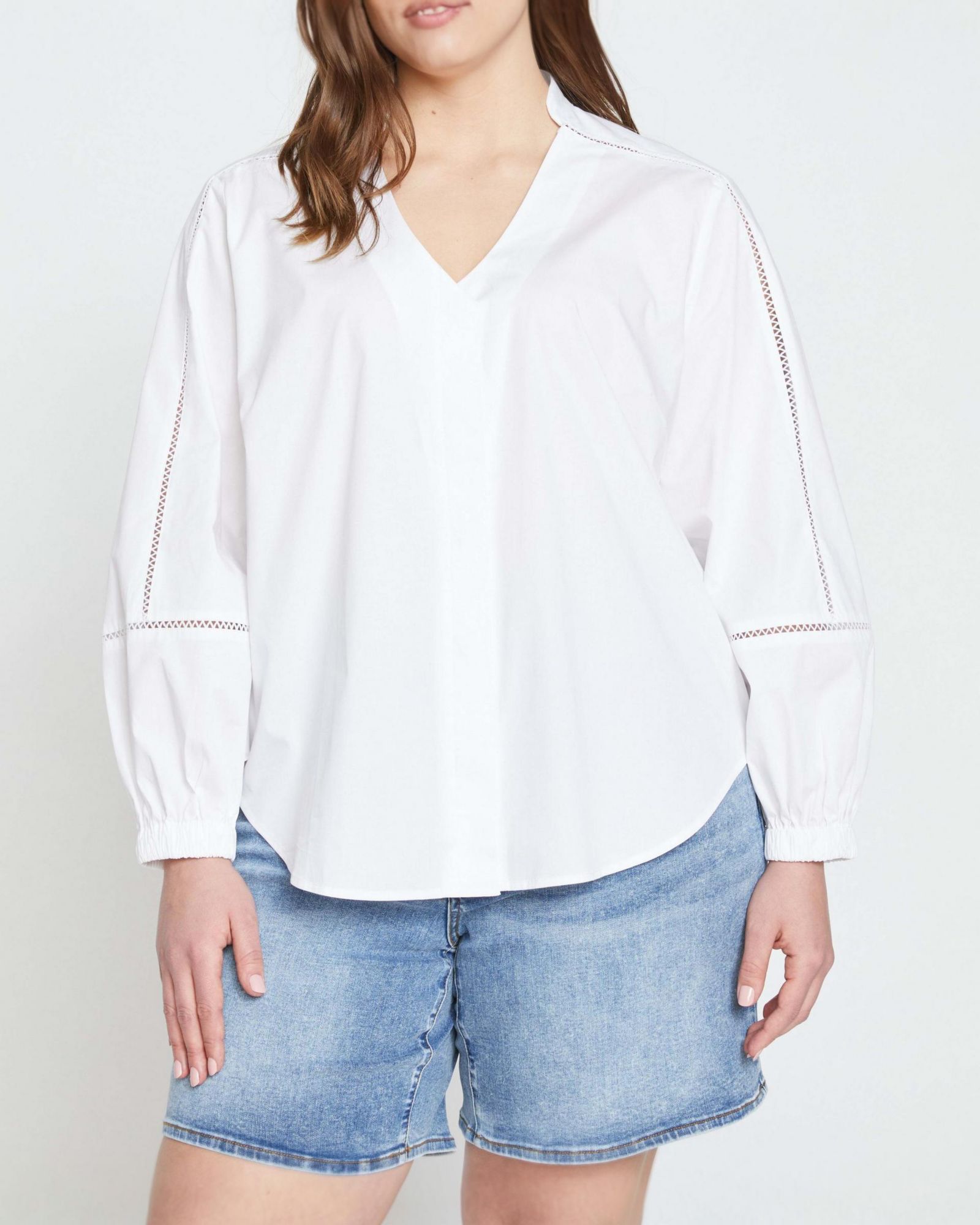 Блузка Universal Standard Plus Size Saint-Honore Poplin