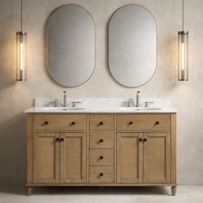 Ari Bath 55" Annie, Weathered Fir Finish