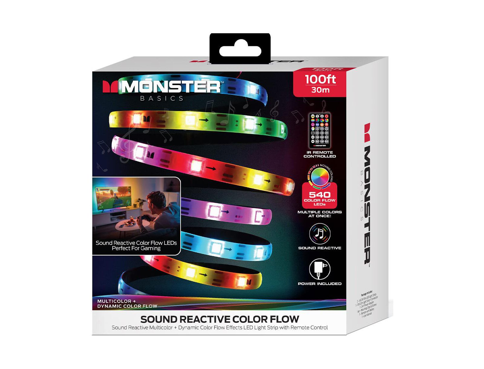 Светодиодная лента MONSTER CABLE RGB+IC с эффектами динамического цвета