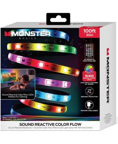 Светодиодная лента MONSTER CABLE RGB+IC с эффектами динамического цвета
