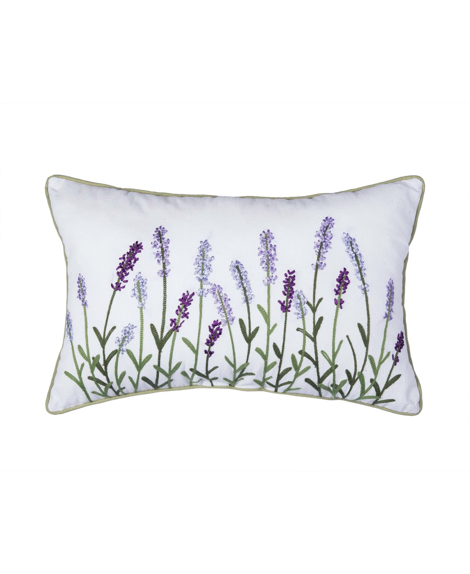 Декоративная подушка C&F Home Lavender Fields Embroidered, 14" x 22"