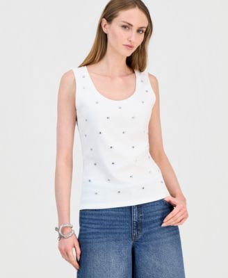 Женский топ I.N.C. International Concepts Studded Tank
