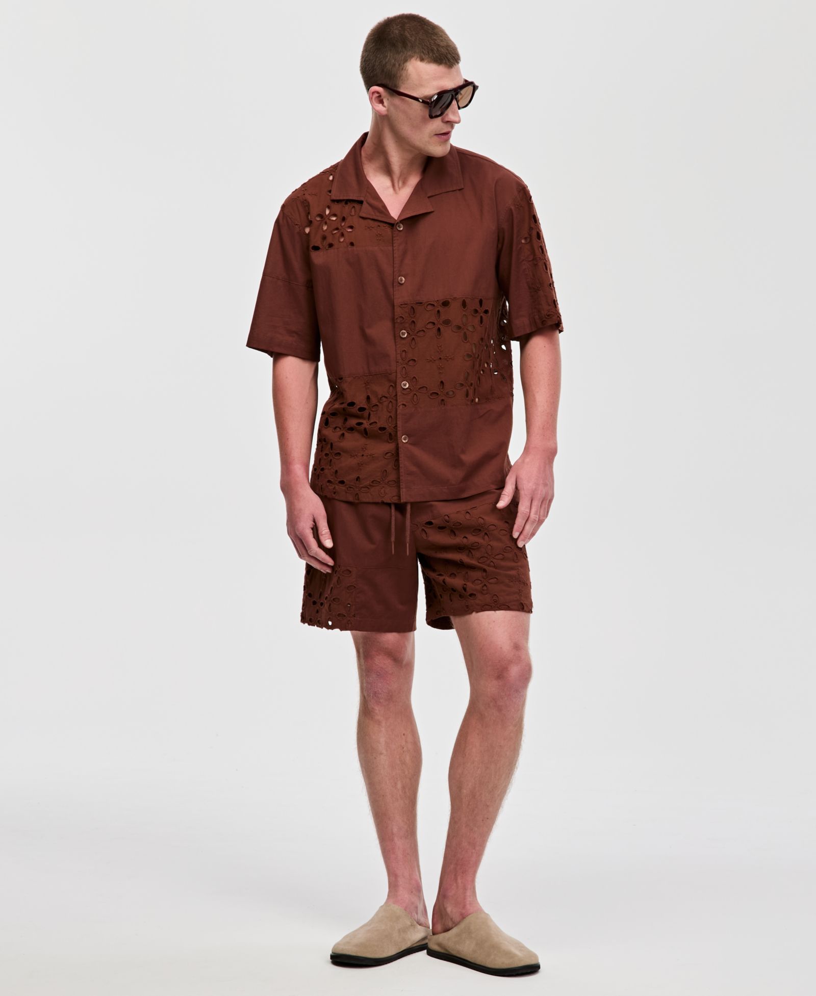 Mode of One Men's Patch Shorts, Macy's Exclusive