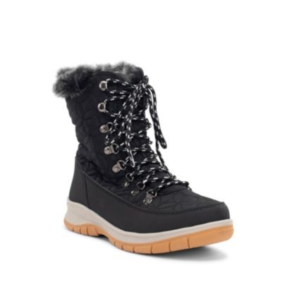 Chooka Womens Belltown Mid Faux Fur Cold Weather Boot