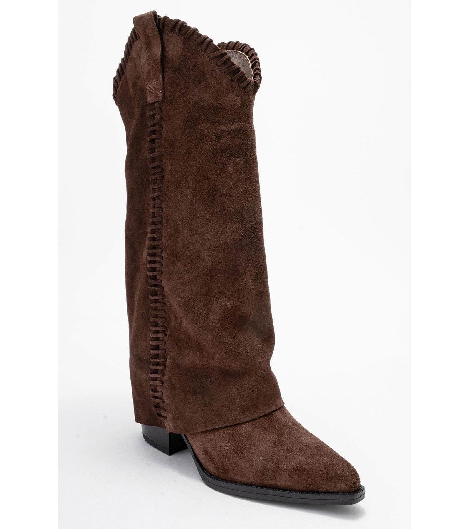 Forever & Always Shoes женские кожаные вестерн-сапоги Clementina