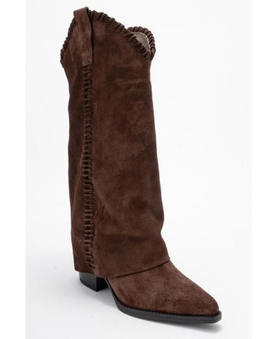 Forever & Always Shoes Women's Clementina Leather Western Boot