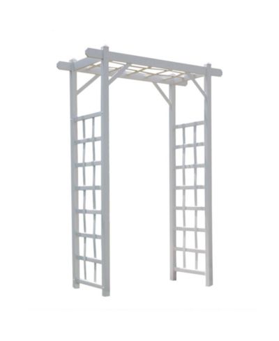 Садовая арка Dura-Trel Inc Elmwood Arbor 57" x 84" PVC White