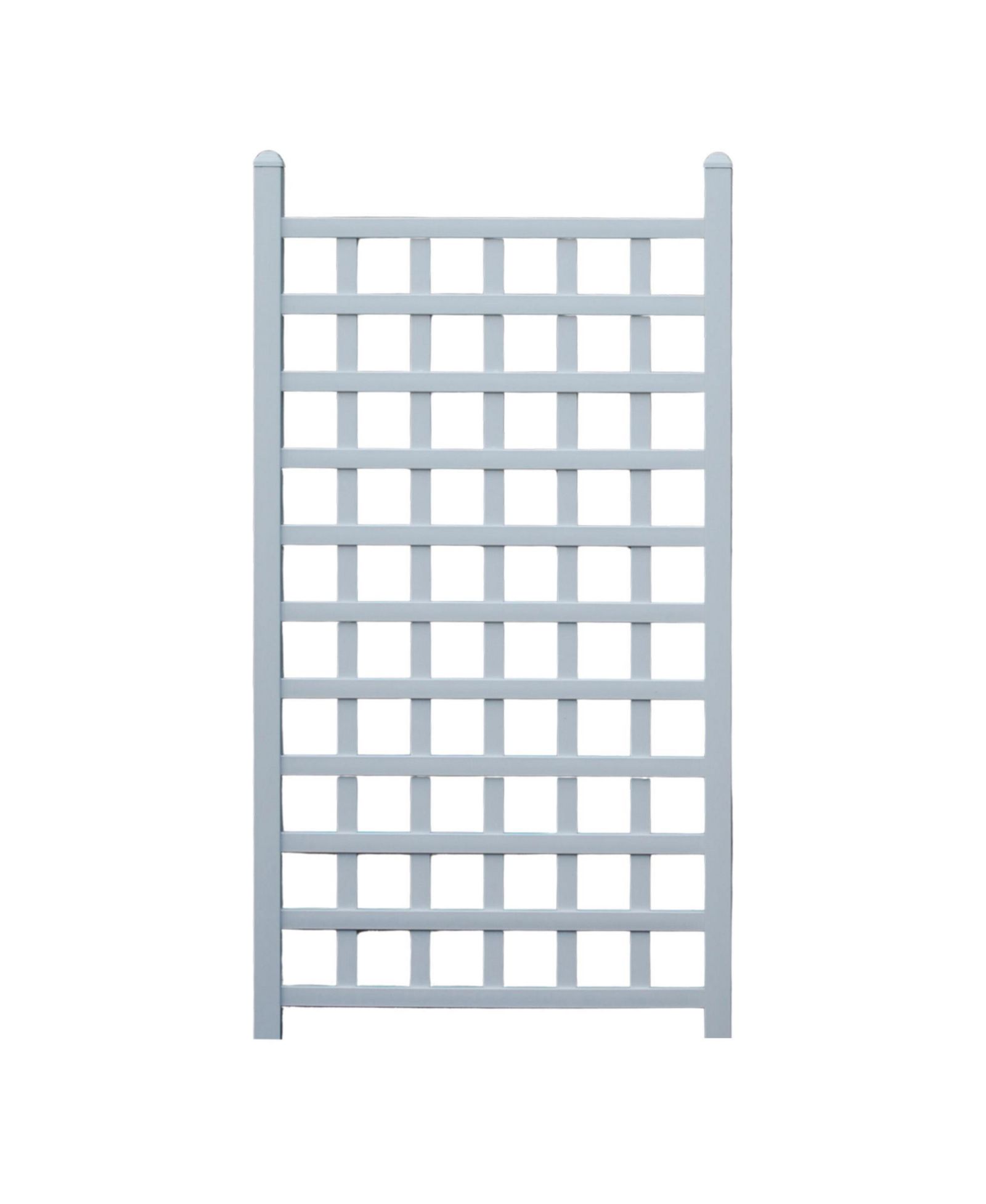 Dura-Trel Country Garden 35 x 66 Inch Vinyl Outdoor Garden Patio Trellis, White