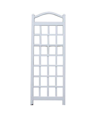 Решетка для сада Dura-Trel Cambridge 28 x 75 Inch PVC Vinyl Outdoor Patio, White