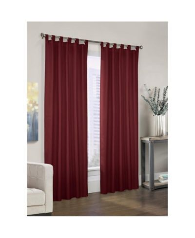 Commonwealth Thermalogic Prescott 2-Piece Fashionable and Functional Tab Top Panel - 80x63"