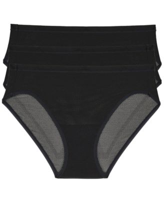 Женские трусики-бикини DKNY Sheer Striped, набор из 3 штук