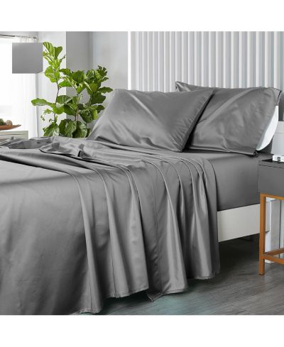 Egyptian Linens комплект постельного белья оверсайз из сатина (608 нитей), 4 предмета, с глубокими карманами 22 дюйма