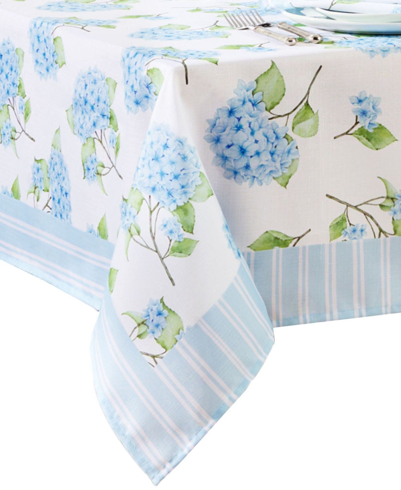 Elrene Скатерть для сада Nantucket Hydrangea 60" x 102"