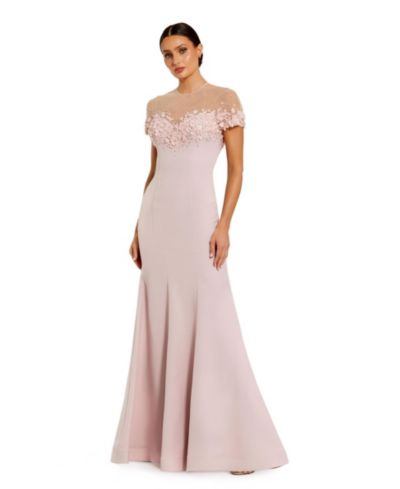 Mac Duggal Women's Mermaid Crepe Gown