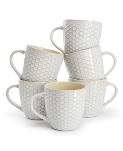 Elama Honeycomb Mugs, Set of 6