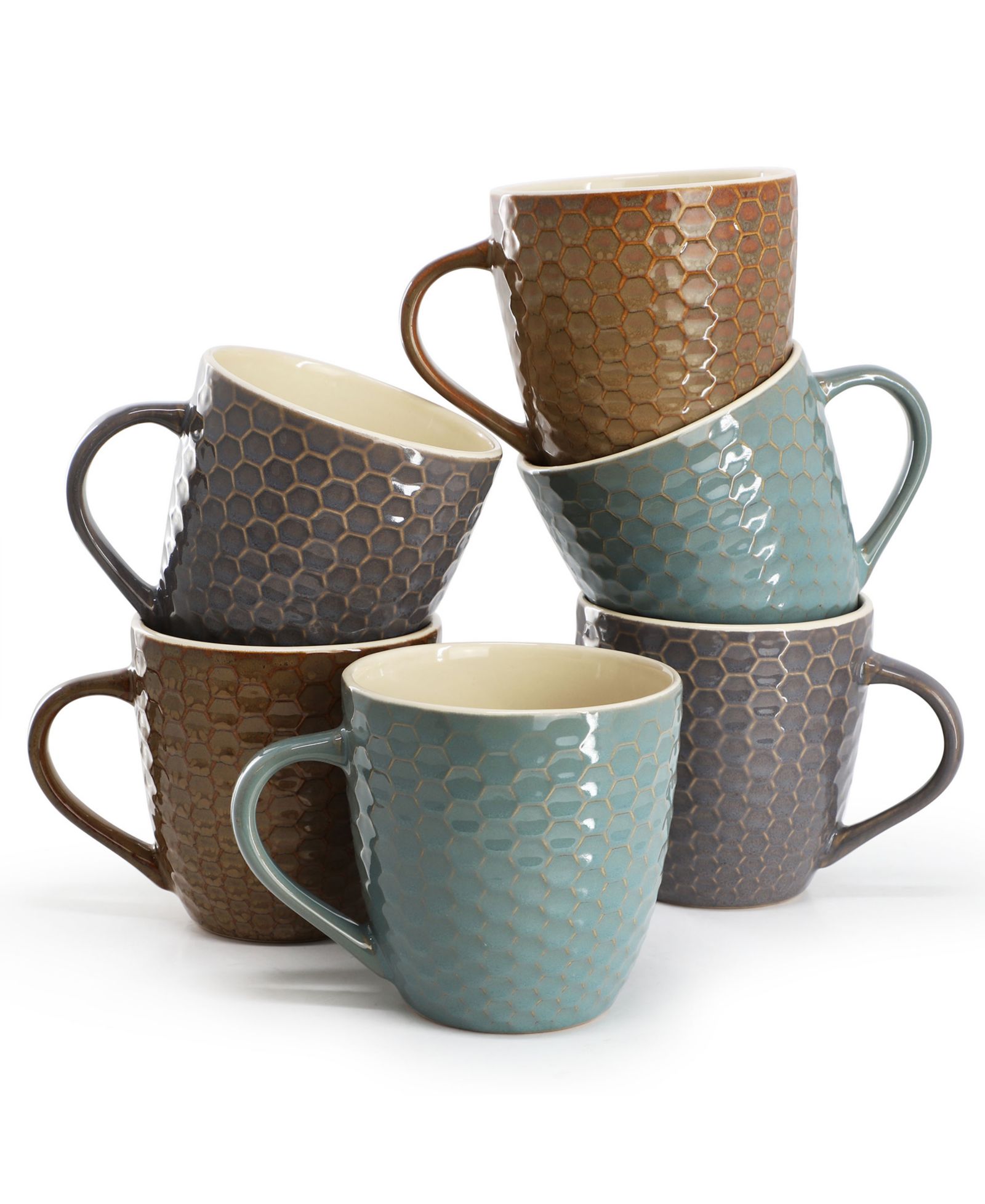 Кружки Elama Honeycomb, Set of 6