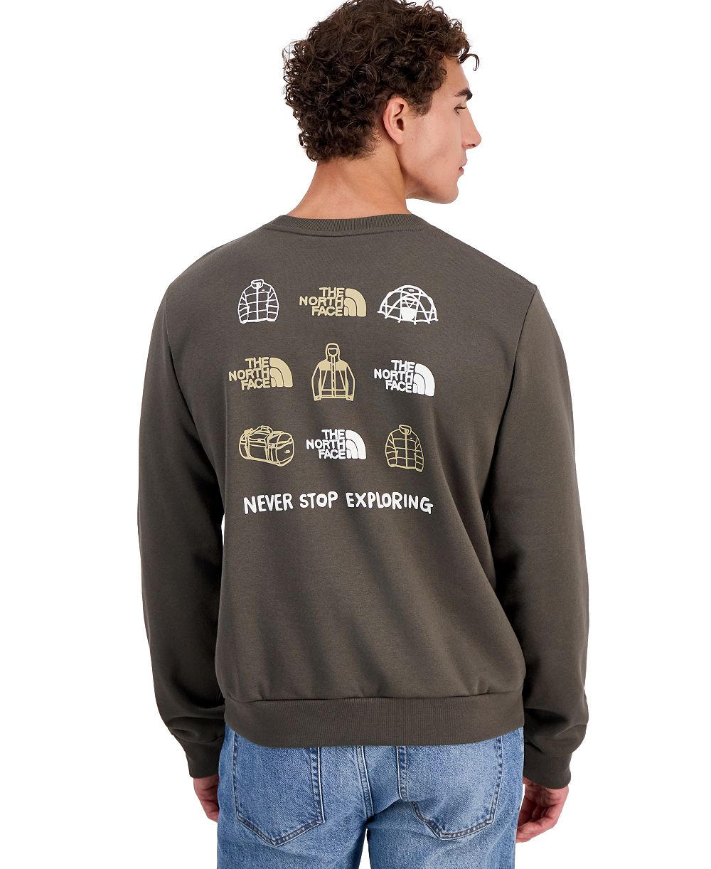 The North Face Men's Graphic Icons Crewneck Sweatshirt