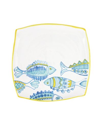 VIETRI Elba's Fish Square Platter