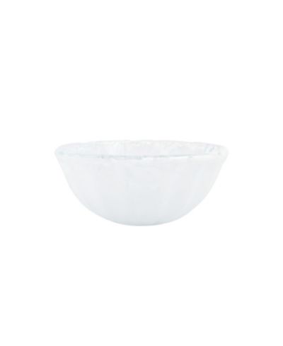 VIETRI Onda 20 oz. Glass White Small Bowl