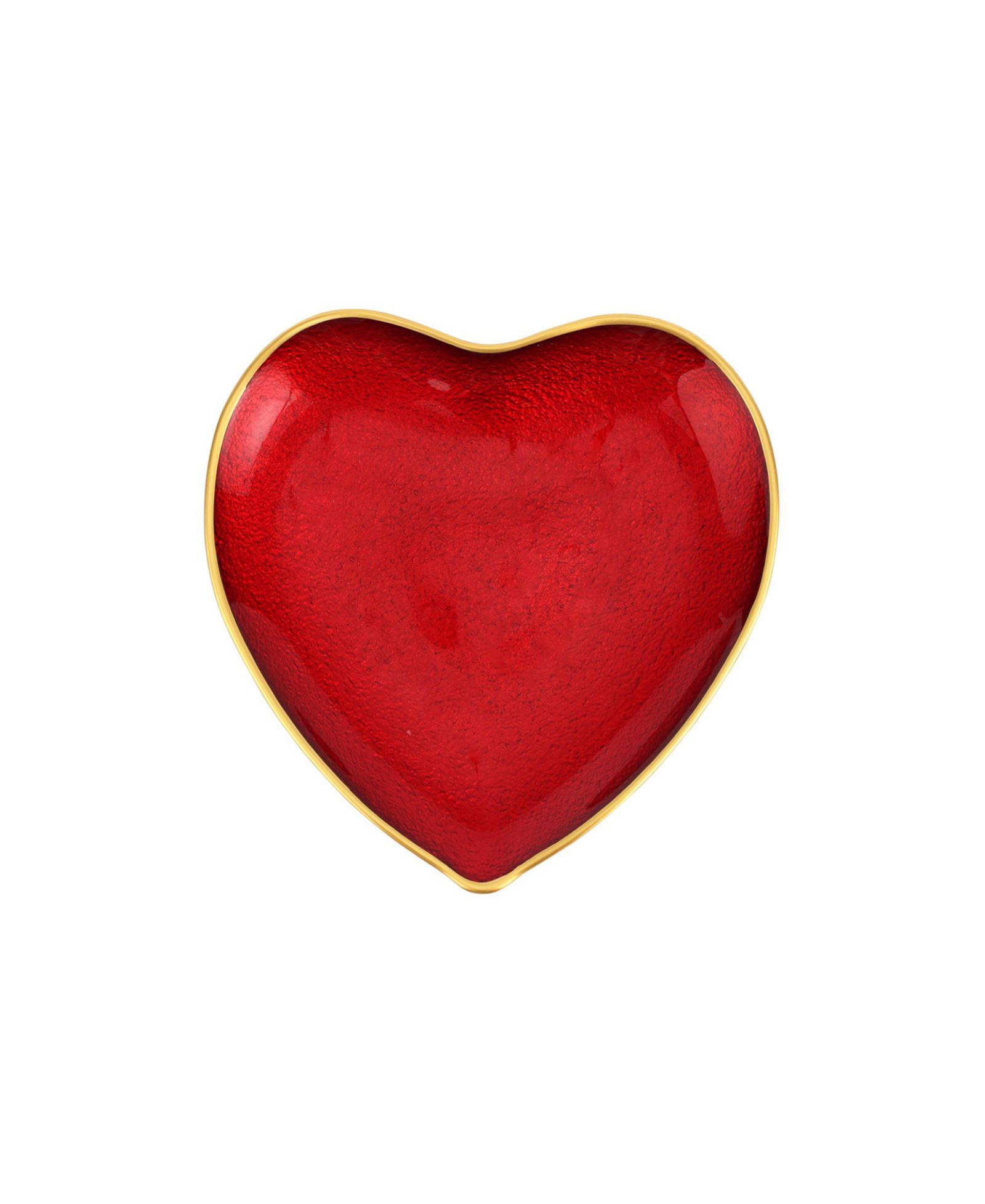 VIETRI Baroque Glass Heart Plate