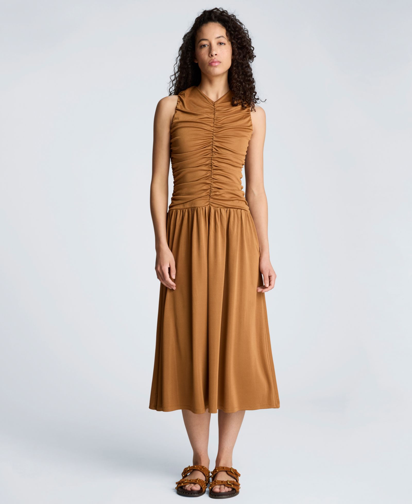 Женское платье Kenneth Cole Ruched A-Line Midi