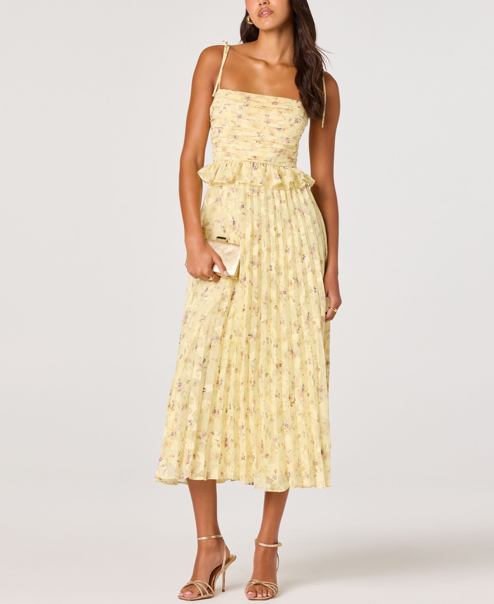 ASTR the Label Women's Emerys Square Neck Dress