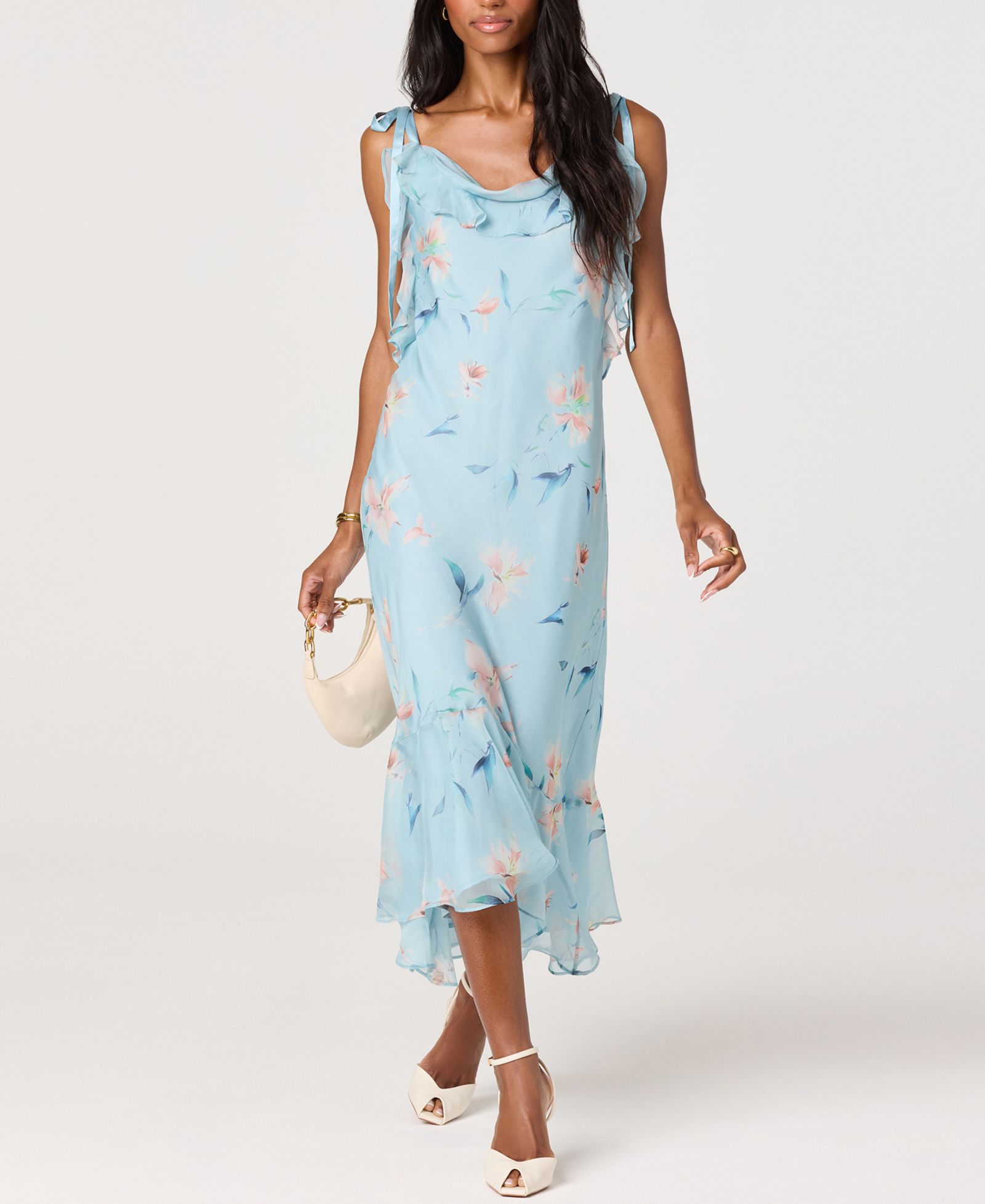 ASTR the Label Женский Nissa Round Neck Dress