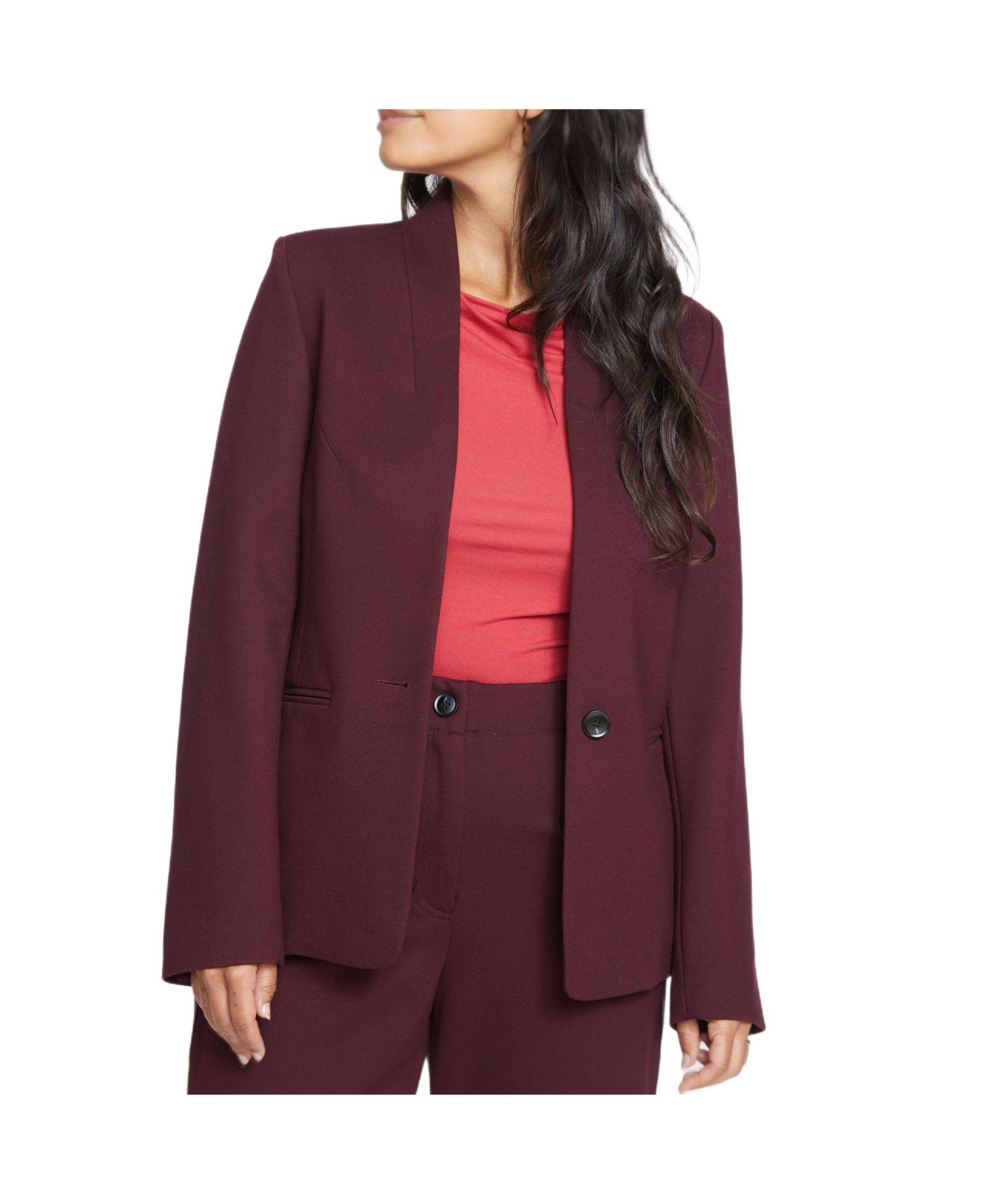 Женский блейзер Universal Standard Women's Lennox Collarless Ponte
