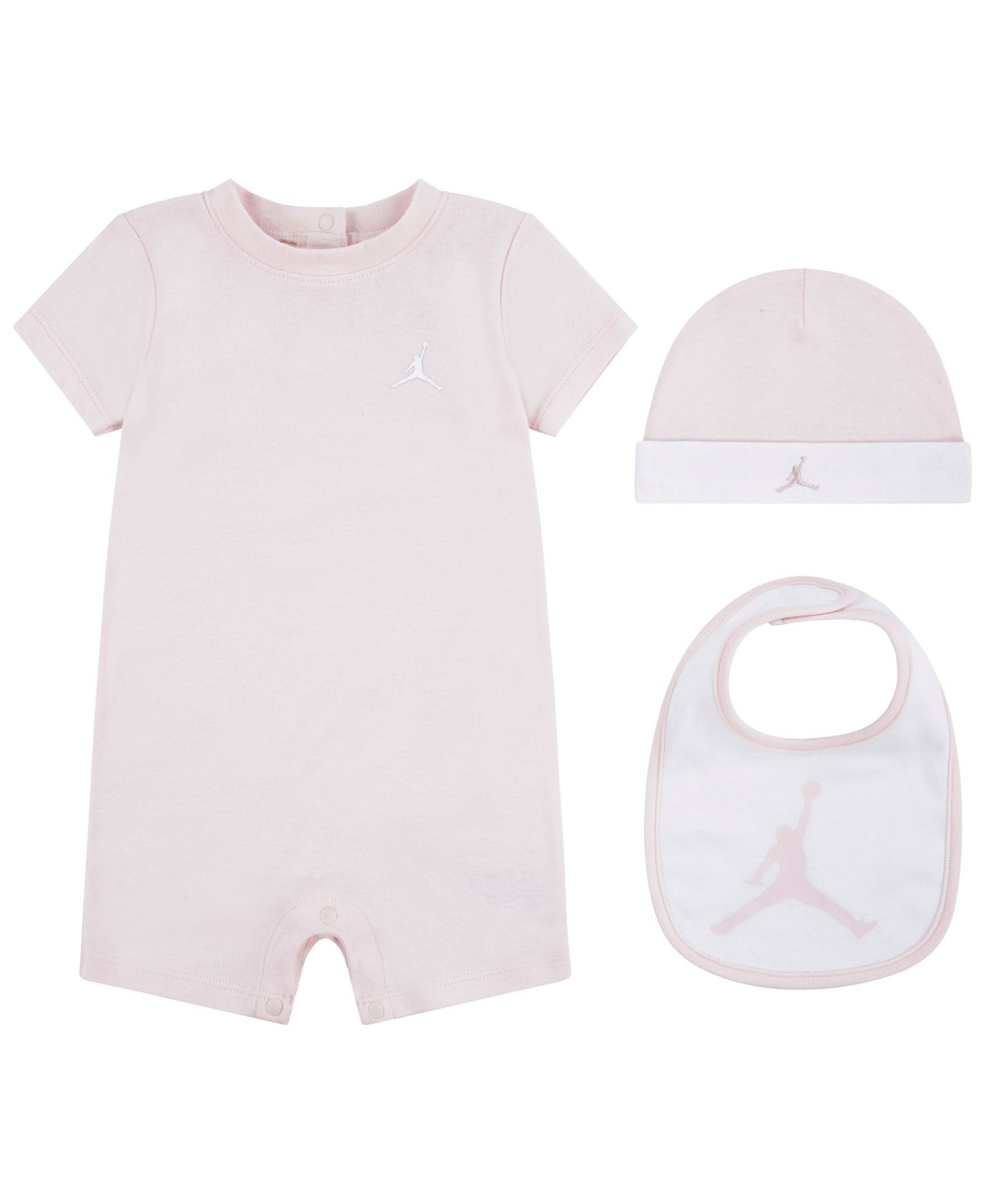 Комплект Jordan Jumpman Romper, Hat and Bib для малышей, 3-Piece Set