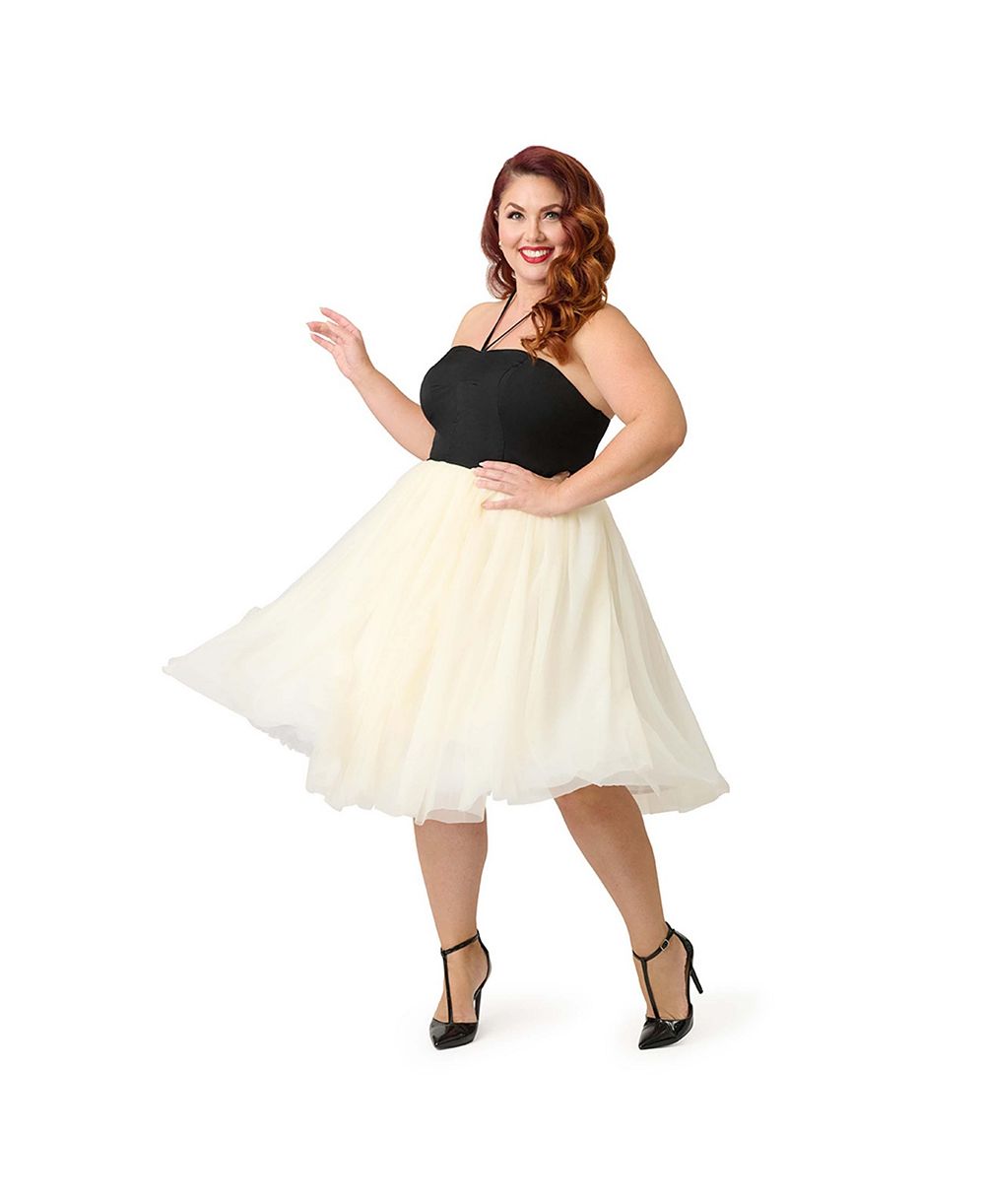 Женское платье Unique Vintage Plus Size Sweetheart Halter Swing